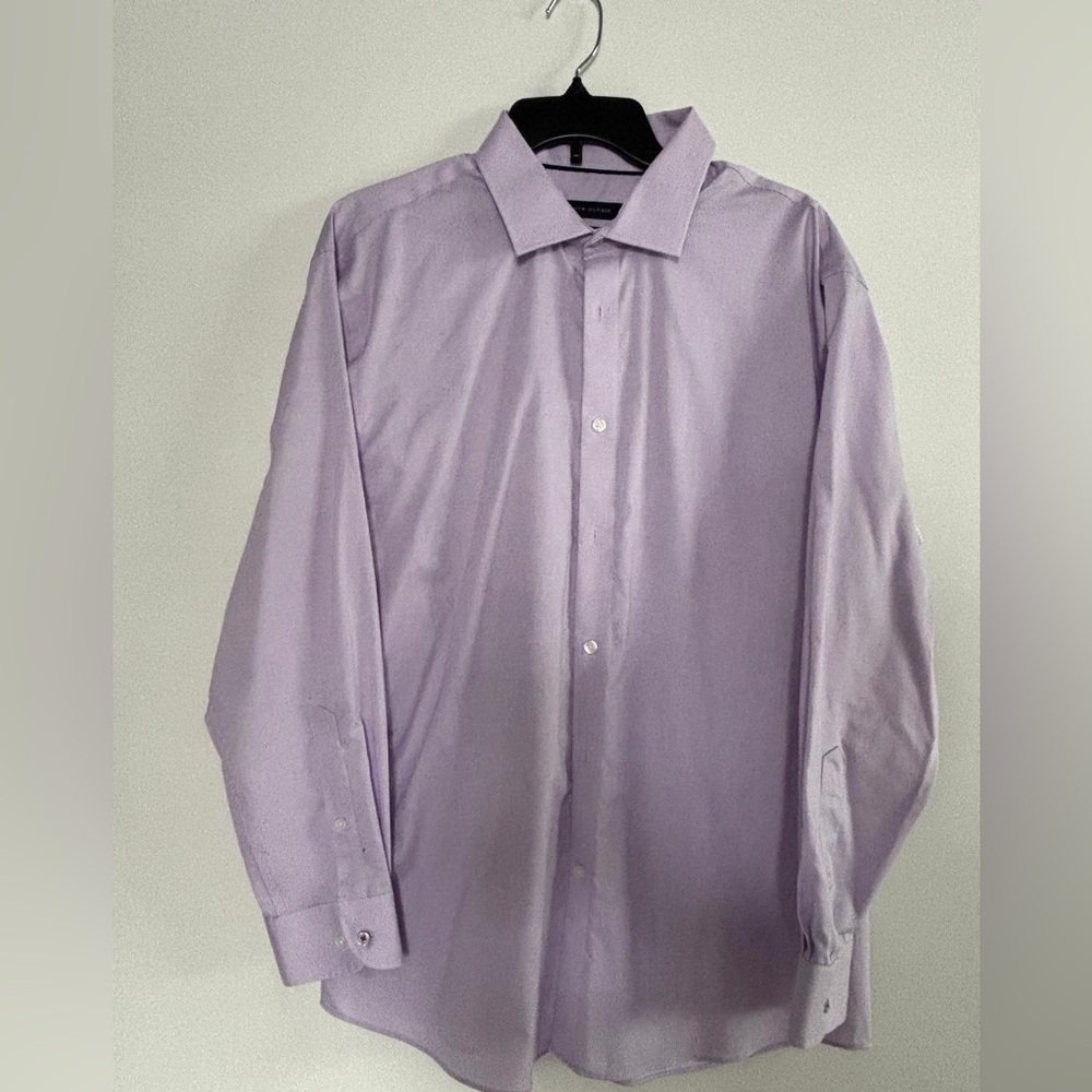 Tommy Hilfiger Men's Lavender Dress Shirt